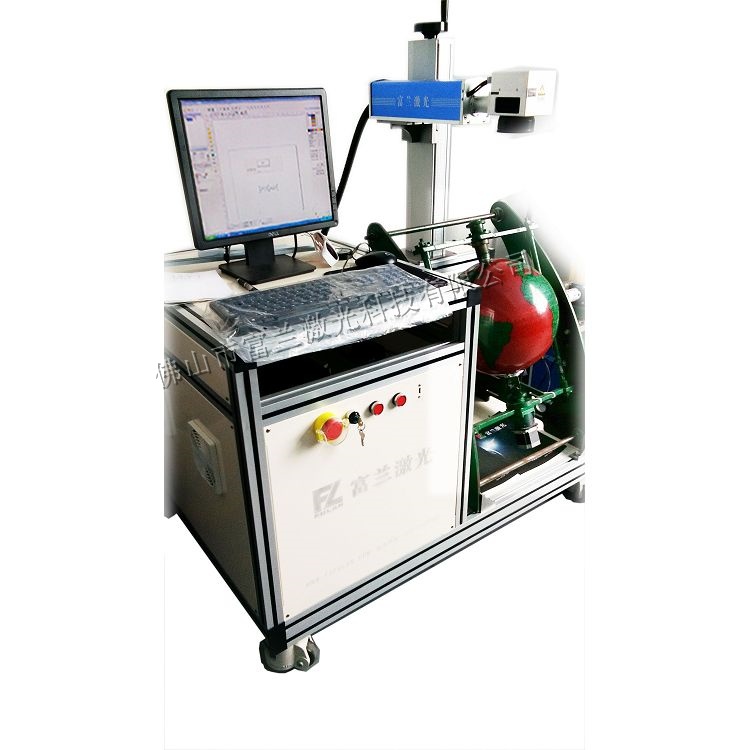 Sphere dedicated fiber laser marking machine