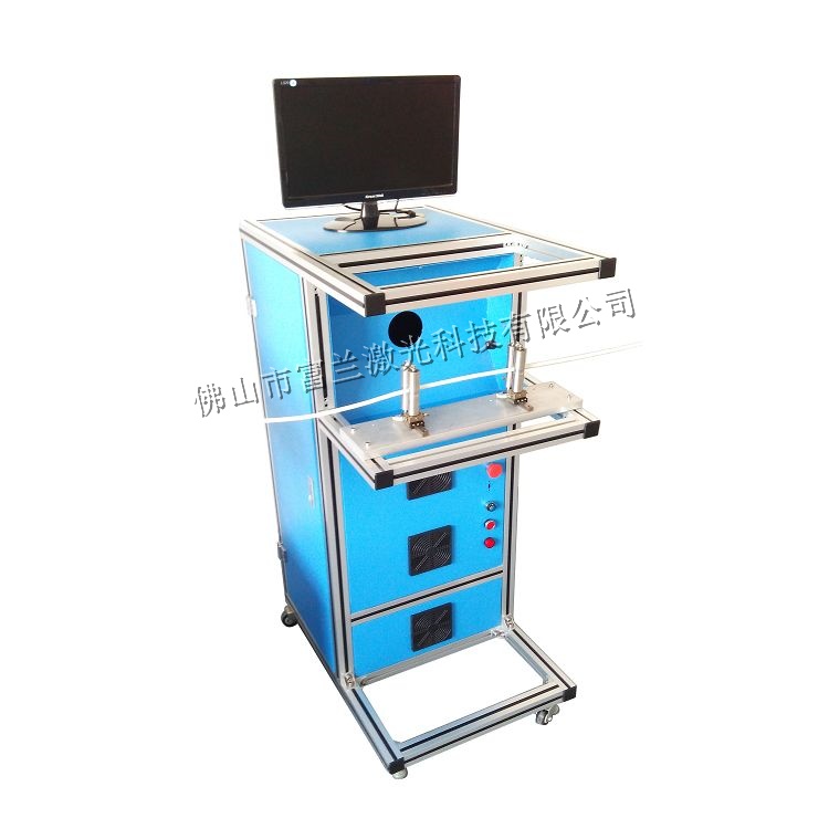 Automatic laser coding machine for cable and pipe