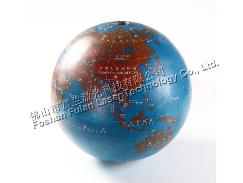 地球儀（球形）激光雕刻