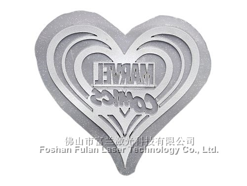 Sublimation lettering film leather label laser marking and cutting